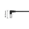 Tinklo kabelis ACT DA5903 Cat6a U/FTP (STP) 3 m, RJ-45 į RJ-45, paauksuoti kontaktai, juodas