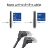 Tinklo kabelis ACT DA5903 Cat6a U/FTP (STP) 3 m, RJ-45 į RJ-45, paauksuoti kontaktai, juodas
