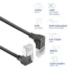 ACT DA7905 Cat6a U/FTP (STP) tinklo kabelis, 5 m, RJ-45 į RJ-45, juodas