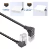 ACT DA7905 Cat6a U/FTP (STP) tinklo kabelis, 5 m, RJ-45 į RJ-45, juodas