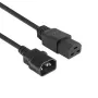 Maitinimo laidas ACT C14 į C21 IEC60320 juodas 1 m, 250 V, 10 A