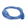 ACT Powercord C14 į C21 IEC60320 mėlynas 2 m, 250 V 10 A