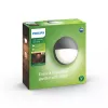 Sieninis lauko šviestuvas Philips myGarden Capricorn 5.5W LED antracitas, aliuminio korpusas, fiksuota lemputė, 214×78×214 mm