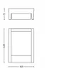 Signify Philips Arbour lauko sieninis šviestuvas 3,8W LED antracitas, 220–240V, 1 lempa