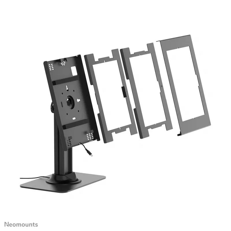 Tablet dėklas Neomounts WL15-601BL1, 10,9–11 col. (25,4–27,9 cm), užrakinamas, juodas, universalus