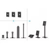 Tablet dėklas Neomounts WL15-601BL1, 10,9–11 col. (25,4–27,9 cm), užrakinamas, juodas, universalus