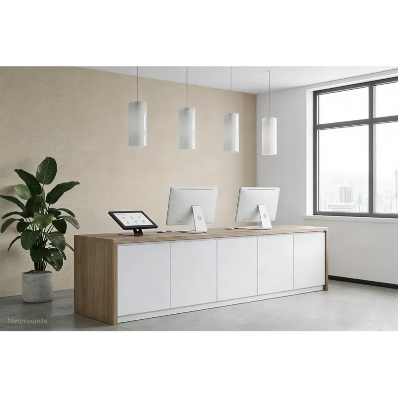 Tablet dėklas Neomounts WL15-601BL1, 10,9–11 col. (25,4–27,9 cm), užrakinamas, juodas, universalus