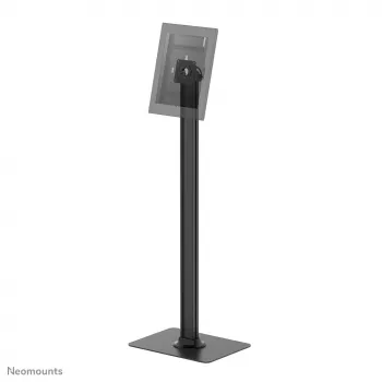 Neomounts FL15-627BL1 – universalus užrakinamas grindų stovas planšetėms, juodas, max 3 kg