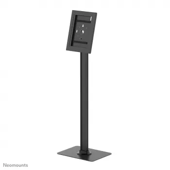 Neomounts FL15-627BL1 – universalus užrakinamas grindų stovas planšetėms, juodas, max 3 kg