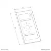 Neomounts WL15-603BL1 – užrakinamas universalus dėklas planšetiniam kompiuteriui iki 14,6 colio (37,1 cm), juodas