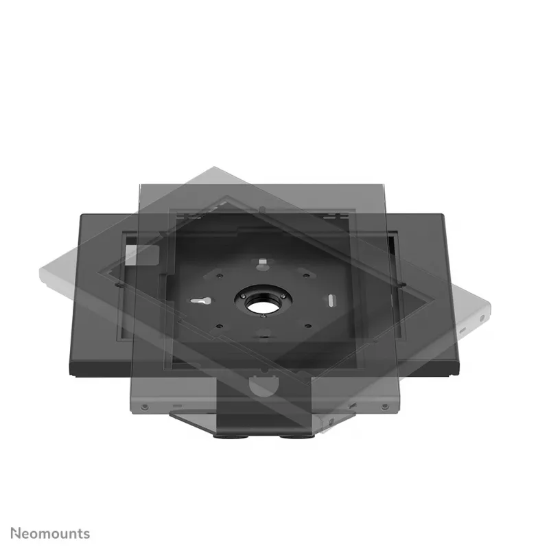 Planšetinio kompiuterio stovas (ant stalo ir sienos) Neomounts DS15-629BL1 – užrakinamas, universalus, iki 3 kg, juodas