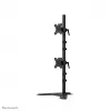 Neomounts DS45-600BL2V dviejų monitorių stovas, 10–32 col., VESA 75×75–100×100, max 9 kg, laisvai pastatomas, juodas