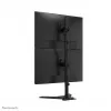 Neomounts DS45-600BL2V dviejų monitorių stovas, 10–32 col., VESA 75×75–100×100, max 9 kg, laisvai pastatomas, juodas