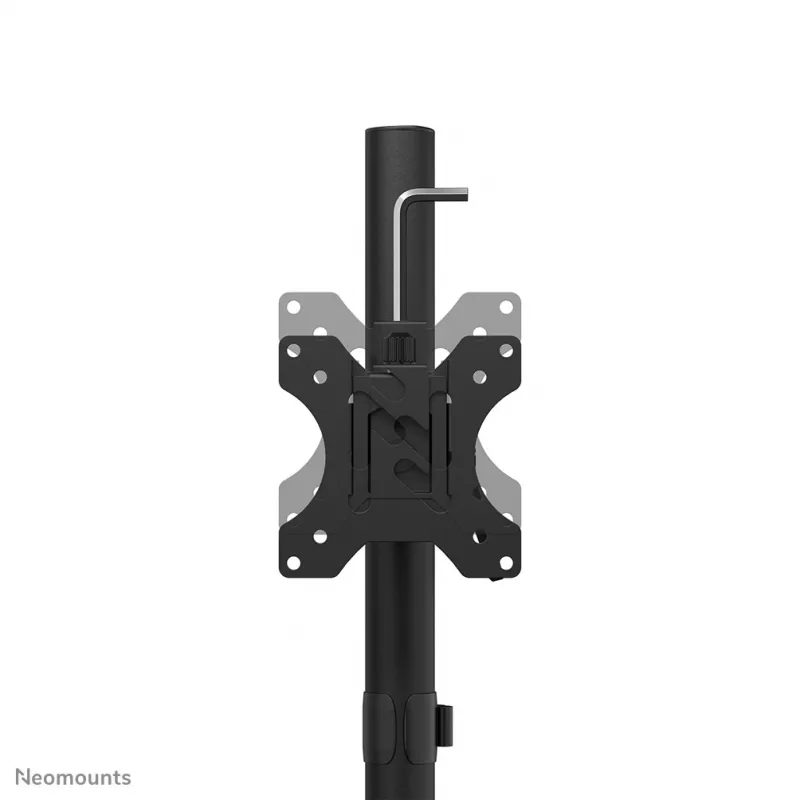 Neomounts DS45-600BL2V dviejų monitorių stovas, 10–32 col., VESA 75×75–100×100, max 9 kg, laisvai pastatomas, juodas