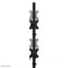 Neomounts DS45-600BL2V dviejų monitorių stovas, 10–32 col., VESA 75×75–100×100, max 9 kg, laisvai pastatomas, juodas