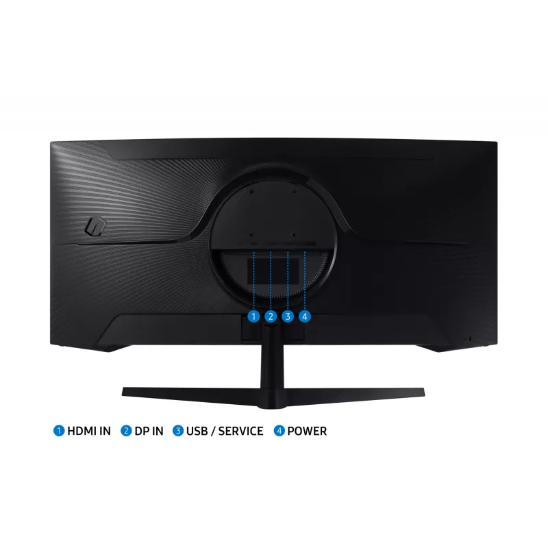 Samsung G55T monitorius 86,4 cm (34 colių) 3440 x 1440 UltraWide Quad HD LED juodas