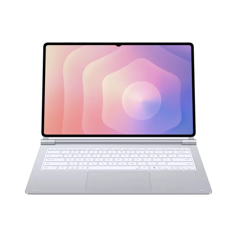 Samsung EF-DX935 QWERTY anglų klaviatūra su jutikliniu kilimėliu, sidabrinė, Pogo Pin
