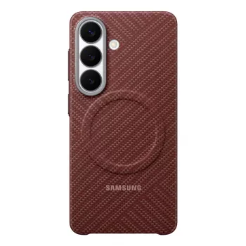 Samsung M1 Carbon Magnet Coralred dėklas Samsung Galaxy S26, raudonas