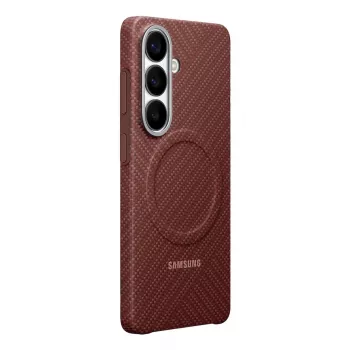 Samsung M1 Carbon Magnet Coralred dėklas Samsung Galaxy S26, raudonas