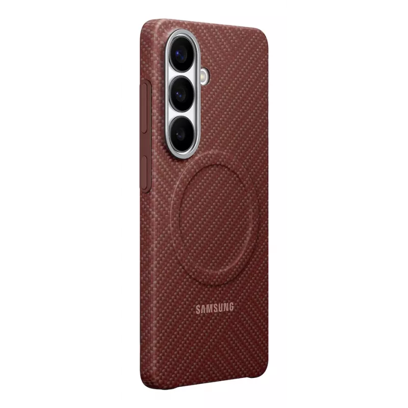 Samsung M1 Carbon Magnet Coralred dėklas Samsung Galaxy S26, raudonas