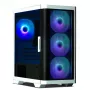 Korpusas Zalman M4 WHITE Mini Tower, juodas/baltas