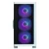 Korpusas Zalman M4 WHITE Mini Tower, juodas/baltas