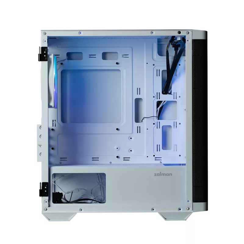 Korpusas Zalman M4 WHITE Mini Tower, juodas/baltas