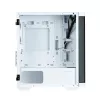 Korpusas Zalman M4 WHITE Mini Tower, juodas/baltas