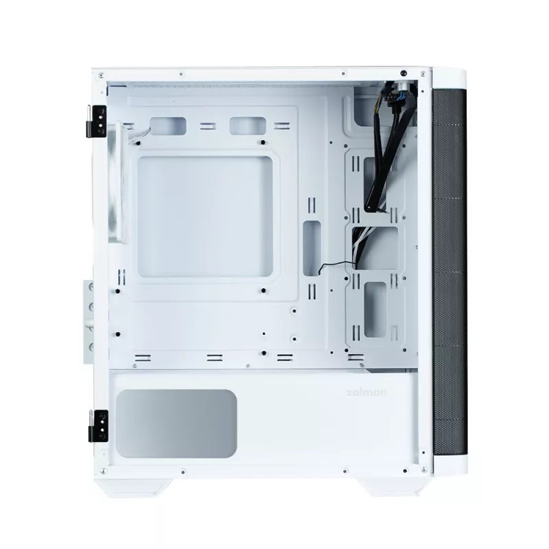 Korpusas Zalman M4 WHITE Mini Tower, juodas/baltas