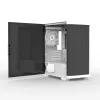Korpusas Zalman M4 WHITE Mini Tower, juodas/baltas