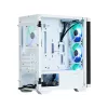 Korpusas Zalman M4 WHITE Mini Tower, juodas/baltas
