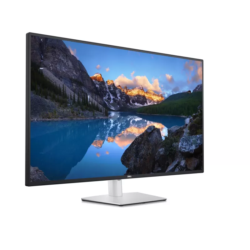 DELL UltraSharp U4323QE monitorius 109,2 cm (43 col.) 3840 x 2160 4K Ultra HD LCD sidabrinis