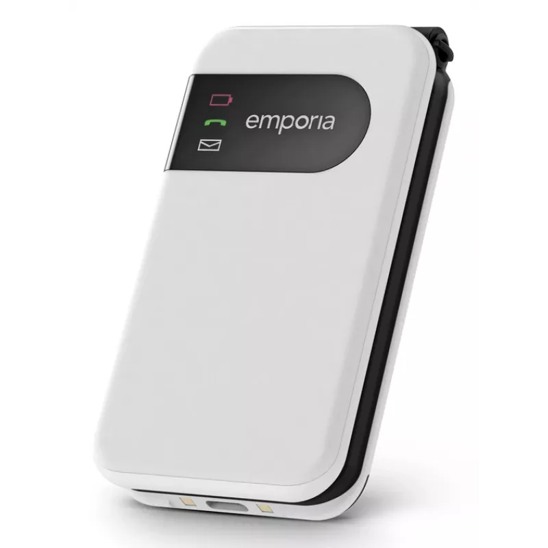 Senatoriškas mobilusis telefonas Emporia SIMPLICITYglam.4G 7.11 cm (2.8 colio) 106 g Baltas