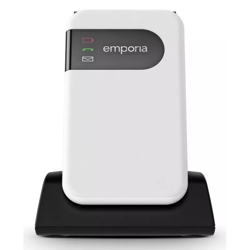 Senatoriškas mobilusis telefonas Emporia SIMPLICITYglam.4G 7.11 cm (2.8 colio) 106 g Baltas