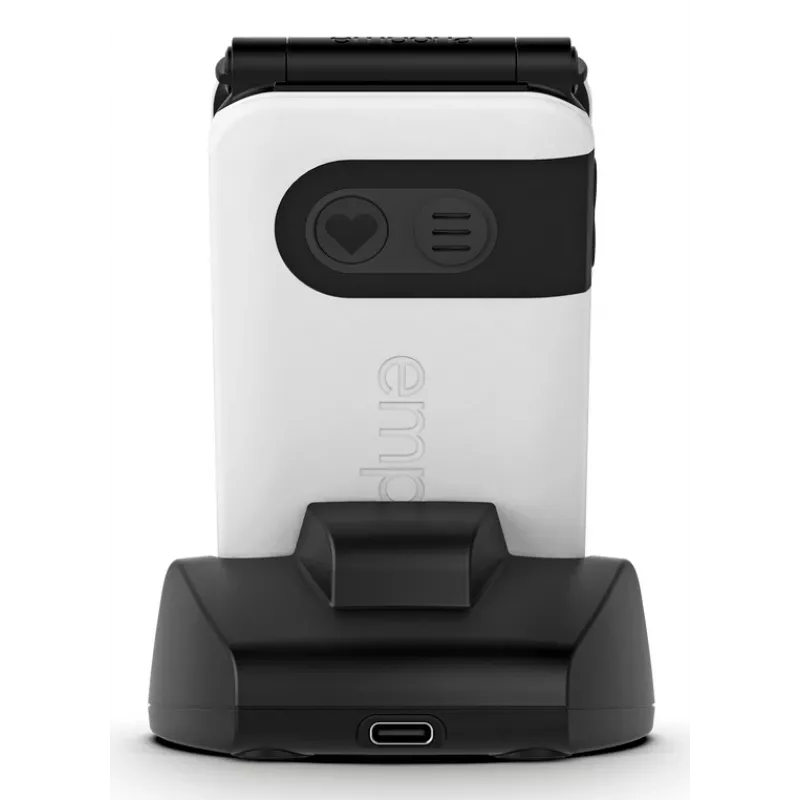 Senatoriškas mobilusis telefonas Emporia SIMPLICITYglam.4G 7.11 cm (2.8 colio) 106 g Baltas