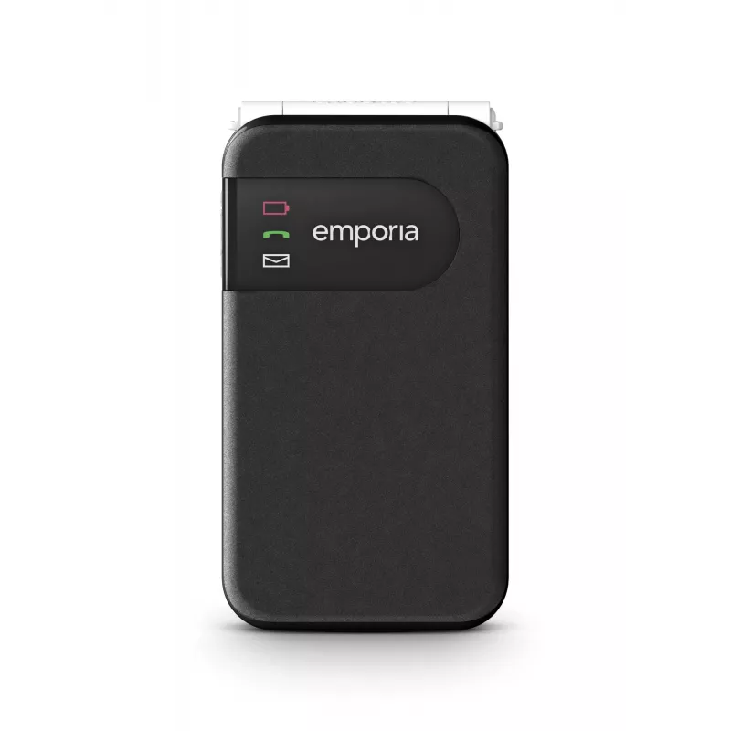 Emporia SIMPLICITYglam.4G 7.11 cm (2.8 colio) 106 g Juodas senjorų telefonas