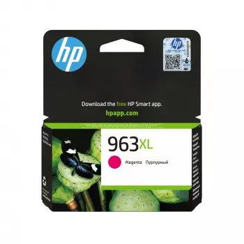 HP 963XL High Yield Magenta Original rašalo kasetė, rausva, 1 vnt., 1600 puslapių