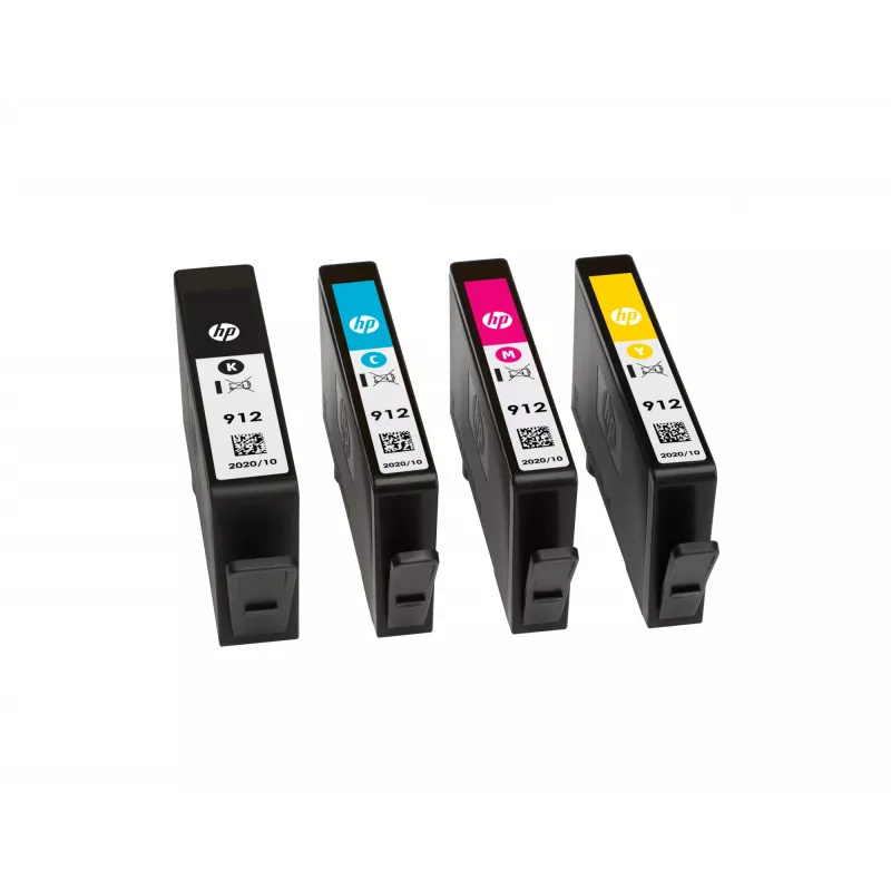 HP 912 Cyan Original rašalo kasetė, mėlyna, 1 vnt., 315 puslapių