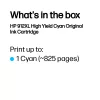 HP 912XL didelės talpos žydra originali rašalo kasetė, 700 puslapių
