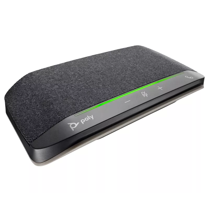 HP Poly Sync 10 USB-A USB-C garsiakalbio mikrofonas, sidabrinis