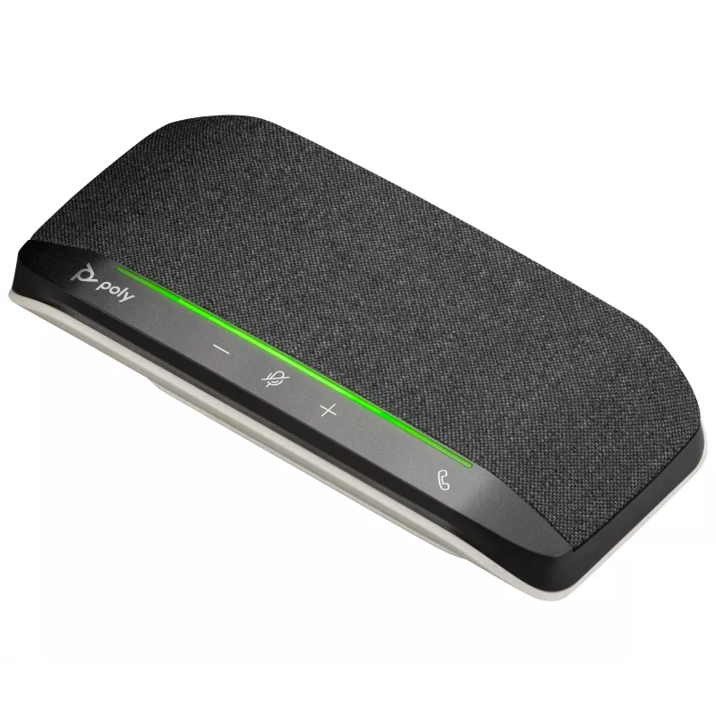 HP Poly Sync 10 USB-A USB-C garsiakalbio mikrofonas, sidabrinis