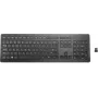 HP Wireless Premium Keyboard pilno dydžio juoda RF belaidė membraninė klaviatūra