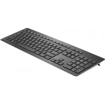 HP Wireless Premium Keyboard pilno dydžio juoda RF belaidė membraninė klaviatūra
