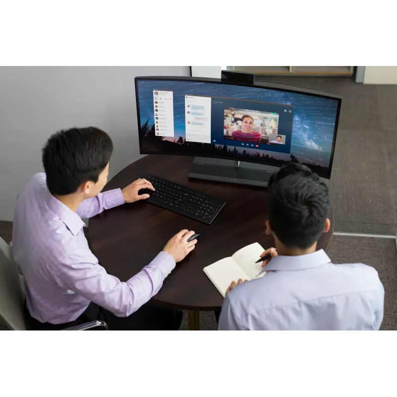 HP Wireless Premium Keyboard pilno dydžio juoda RF belaidė membraninė klaviatūra