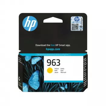 HP 963 geltona originali rašalo kasetė
