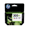 HP 305XL didelės išeigos trijų spalvų originalus rašalo kasetė
