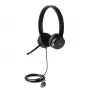 Lenovo 4XD0X88524 ausinės su mikrofonu, laidinės, ant ausų, biurui/skambučių centrui, juodos