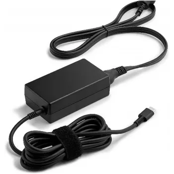 HP 65W USB-C LC maitinimo adapteris nešiojamam kompiuteriui, vidaus naudojimui, 65W, juodas