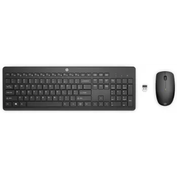 HP 235 belaidžių pelių ir klaviatūrų rinkinys, pilno dydžio, juodas