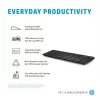 Laidinė klaviatūra HP 125 – Pilno dydžio (100%), USB, membraninė, juoda